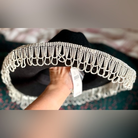 Wyeth x Todd Magill Cardi Rhinestone Fringe Cowboy Hat NWT — Editorial Statement main image 13